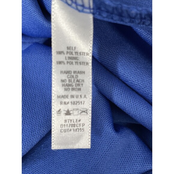 Soprano Women Blue Purple Pink Maxi Strapless Beach Casual Dress Size Large - Picture 7 of 7